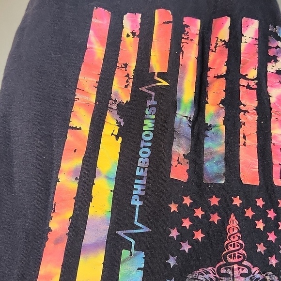 DIY handmade medical Healthcare Phlebotomist Laboratory shirt - Picture 3 of 7